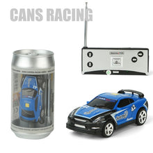 Load image into Gallery viewer, 8 Colors 20Km/h Coke Can Mini RC Car Radio Remote Control Car Micro Racing Car 4 Frequencies Toy For Kids Gifts RC Models