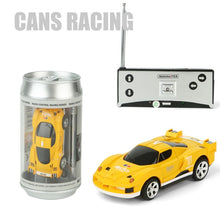 Load image into Gallery viewer, 8 Colors 20Km/h Coke Can Mini RC Car Radio Remote Control Car Micro Racing Car 4 Frequencies Toy For Kids Gifts RC Models