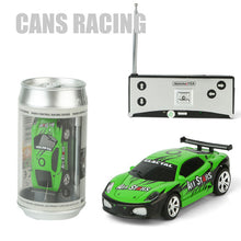 Load image into Gallery viewer, 8 Colors 20Km/h Coke Can Mini RC Car Radio Remote Control Car Micro Racing Car 4 Frequencies Toy For Kids Gifts RC Models