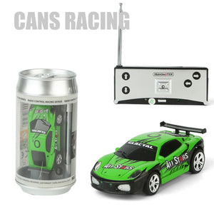 8 Colors 20Km/h Coke Can Mini RC Car Radio Remote Control Car Micro Racing Car 4 Frequencies Toy For Kids Gifts RC Models