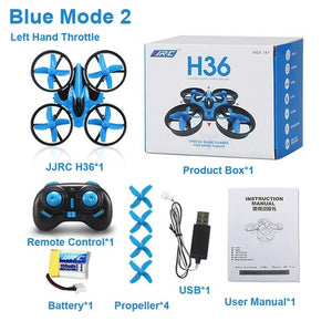 JJR/C JJRC H36 Mini Quadcopter 2.4G 4CH 6-Axis Speed 3D Flip Headless Mode RC Drone Toy Gift Present RTF VS Eachine E010 H8 Mini
