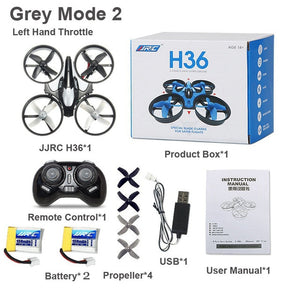 JJR/C JJRC H36 Mini Quadcopter 2.4G 4CH 6-Axis Speed 3D Flip Headless Mode RC Drone Toy Gift Present RTF VS Eachine E010 H8 Mini