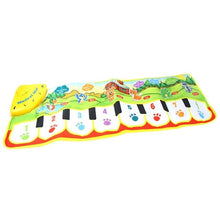 Load image into Gallery viewer, Children&#39;s Early Education Puzzle Toy Crawling Blanket Hand and Foot Touchable Piano Blanket