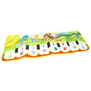 Children's Early Education Puzzle Toy Crawling Blanket Hand and Foot Touchable Piano Blanket