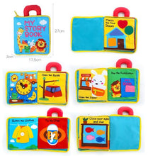 Load image into Gallery viewer, Beiens 3D Soft Cloth Baby Books Animals&amp;Vehicle Montessori Baby Toys For Toddlers Intelligence Development Educational Toy Gifts