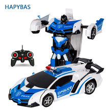 Load image into Gallery viewer, RC Car Transformation Robots Sports Vehicle Model  Robots Toys Cool Deformation Car Kids Toys  Gifts For Boys