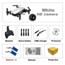 Load image into Gallery viewer, Teeggi T10 Mini Drone with Camera HD Foldable WiFi FPV RC Quadcopter Headless Mode Altitude Hold VS S9 Micro Pocket Selfie Dron