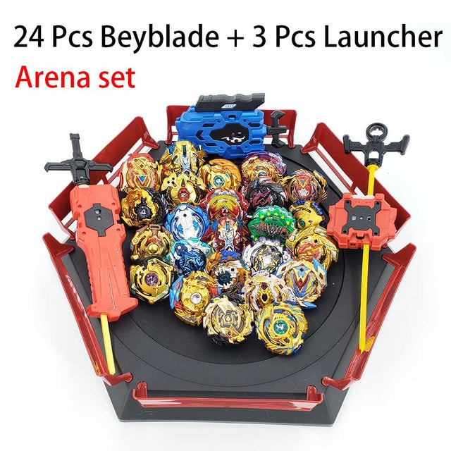 All Models Launchers Beyblade Burst Toys With Starter and Arena Bayblade Metal  God Spinning Top Bey Blade Blades Toys