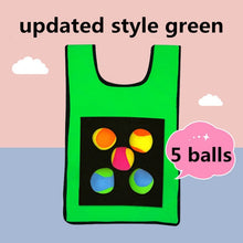 Load image into Gallery viewer, Happymaty Game Props Vest Sticky Jersey Vest Game Vest Waistcoat With Sticky Ball Throwing Children Kids Outdoor Fun Sports Toy