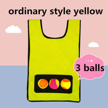 Load image into Gallery viewer, Happymaty Game Props Vest Sticky Jersey Vest Game Vest Waistcoat With Sticky Ball Throwing Children Kids Outdoor Fun Sports Toy