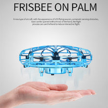 Load image into Gallery viewer, Anti-collision UFO Mini Drone Hand Flying Globe Quadcopter Hand Controlled Helicopter LED Induction Flying Ball Aircraft RC Toys