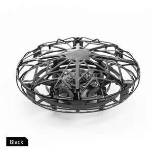 Anti-collision UFO Mini Drone Hand Flying Globe Quadcopter Hand Controlled Helicopter LED Induction Flying Ball Aircraft RC Toys