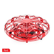 Load image into Gallery viewer, Anti-collision UFO Mini Drone Hand Flying Globe Quadcopter Hand Controlled Helicopter LED Induction Flying Ball Aircraft RC Toys