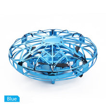 Load image into Gallery viewer, Anti-collision UFO Mini Drone Hand Flying Globe Quadcopter Hand Controlled Helicopter LED Induction Flying Ball Aircraft RC Toys