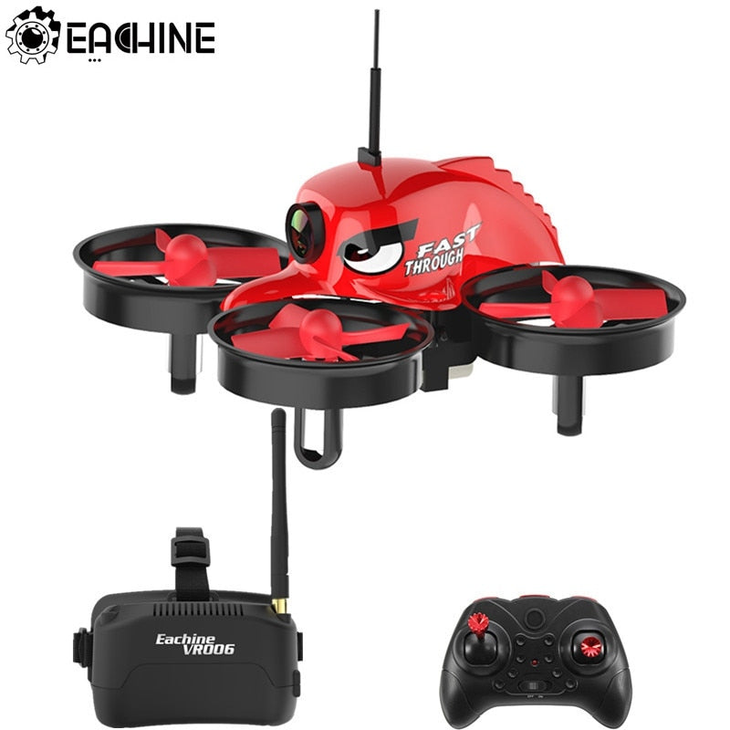 Eachine E013 Micro FPV RC Racing Quadcopter With 5.8G 1000TVL 40CH Camera VR006 VR-006 3 Inch Goggles VR Headset Helicopter Toy