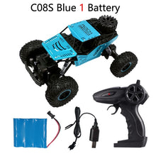 Load image into Gallery viewer, Teeggi 1/16 C08S RC Car 2.4GHz 4WD Strong Power Climbing RC Car Off-road Vehicle Toys Car for Children Gift RC Cars Remote Model