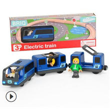 Load image into Gallery viewer, Usual Wooden Tracks Train Set Toys Railway Magic Brio Wood Puzzles educational Toys For Children&#39;s birthday present